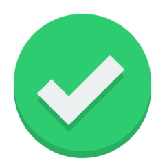 Check mark icon for vacation travel blog privacy policy