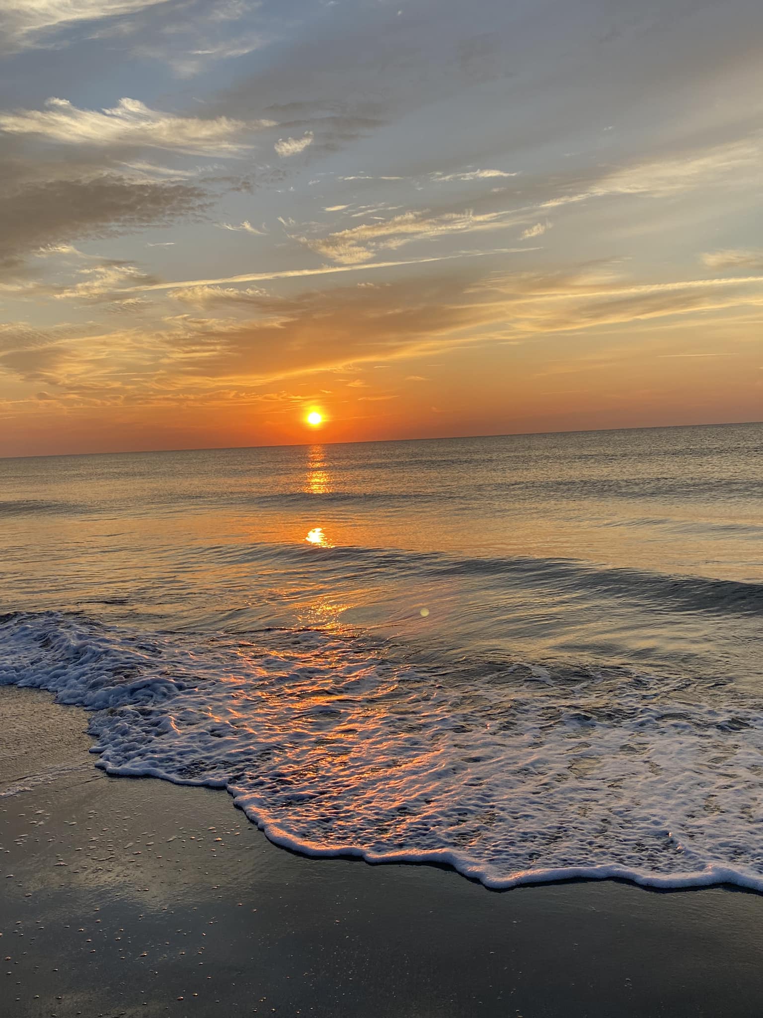 photo of sunset over the Atlantic Ocean