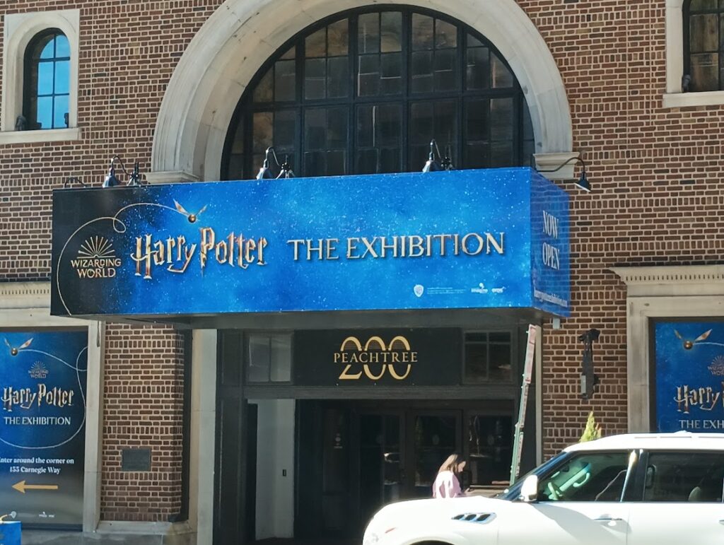 harry potter exhibition exterior in Atlanta