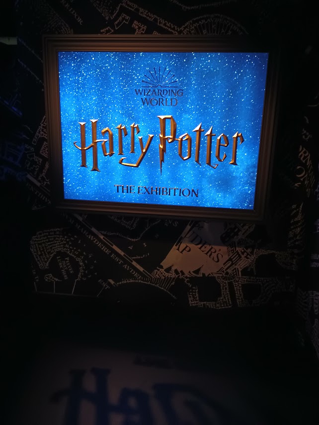 entry sign to the harry potter exhibition 