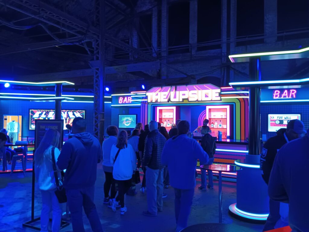 the upside bar at stranger things experience