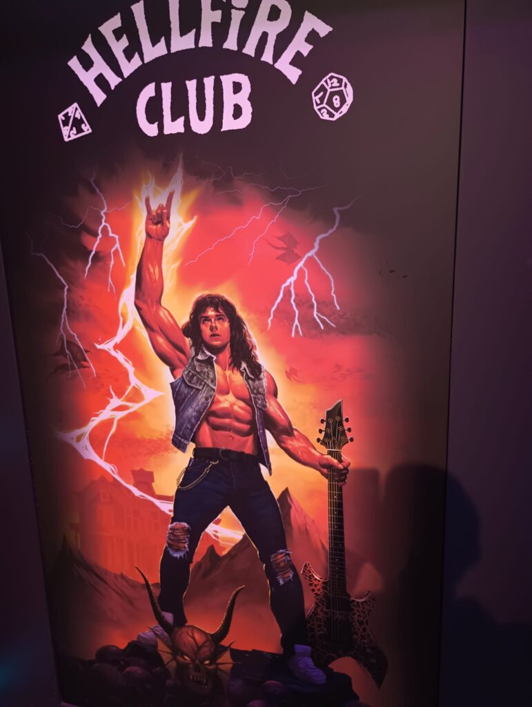 hellfire club poster from stranger things experience